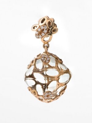 Alfieri & St.John yellow gold earrings with citrine and diamonds