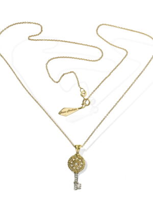 Anna Avakian yellow gold pendant and chain