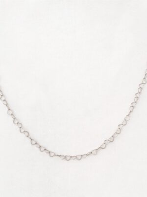 Nanis white gold necklace