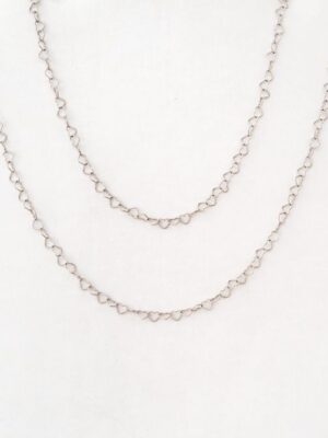 Nanis white gold necklace