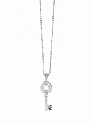 Anna Avakian silver key pendant