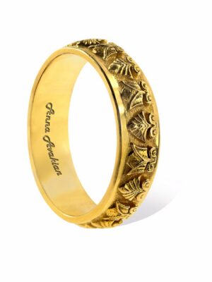 Anna Avakian yellow gold wedding band