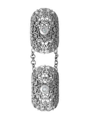 Anna Avakian white gold double ring