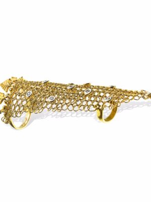 Anna Avakian yellow gold double ring