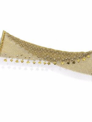 Anna Avakian yellow gold bracelet with diamonds
