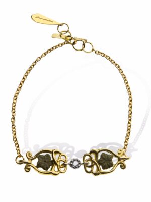 Anna Avakian yellow gold bracelet with star stones