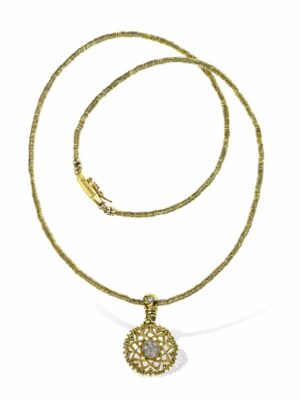 Anna Avakian yellow gold pendant