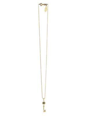 Anna Avakian gold pendant key with star stone