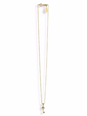 Anna Avakian yellow gold key pendant