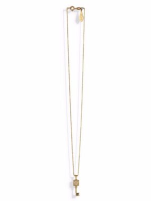 Anna Avakian yellow gold key pendant