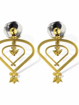 Anna Avakian yellow gold earrings