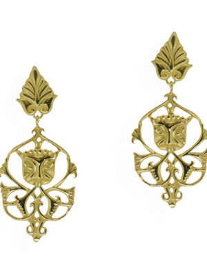 Anna Avakian yellow gold earrings