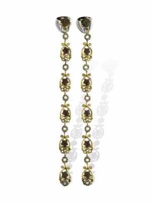 Anna Avakian pendant earrings with star stones