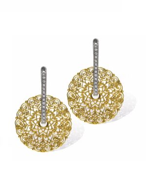 Anna Avakian yellow gold earrings