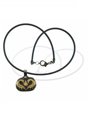 Anna Avakian yellow gold and silver pendant
