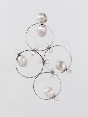 Nanis white gold and diamond pendant