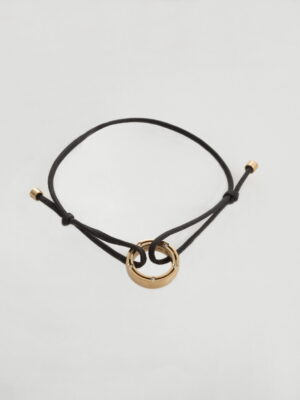 Damiani pink gold bracelet with white diamonds