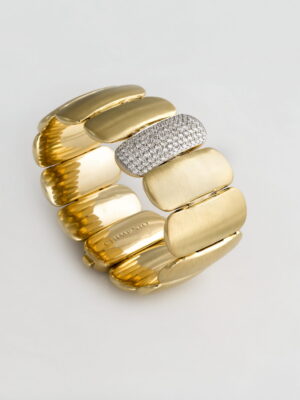 Chimento white and yellow gold bracelet with diamonds