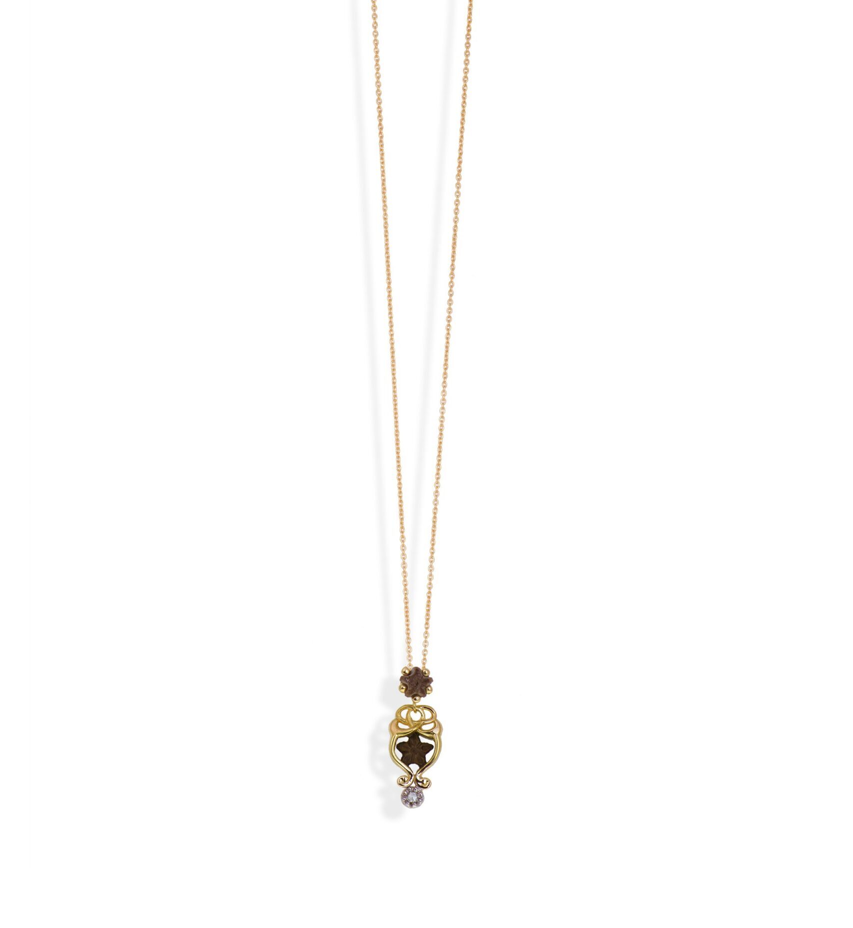 Anna Avakian star stone pendant
